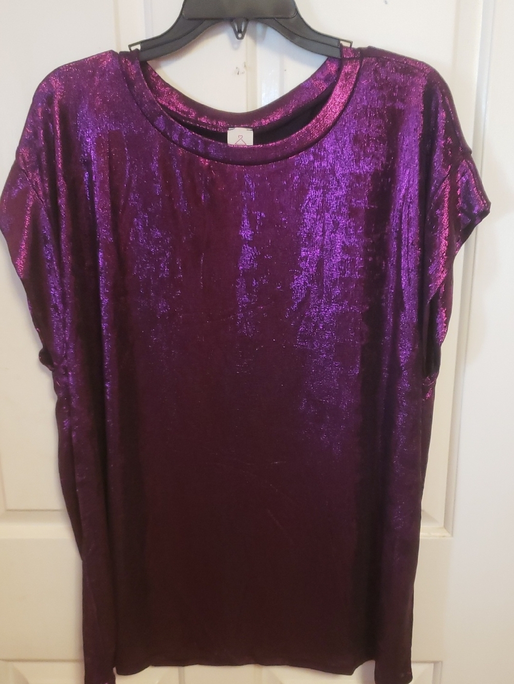 Like Love Metallica Purple Top